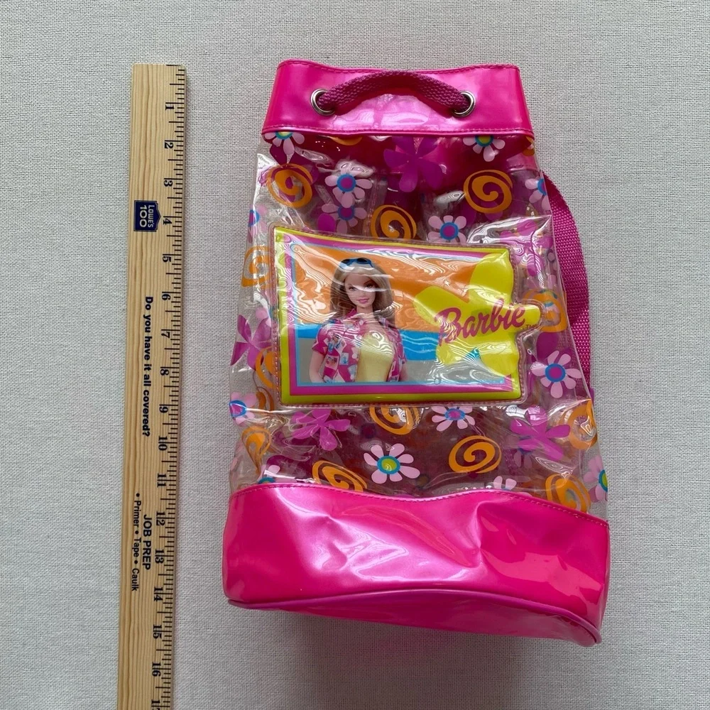 Vintage Mattel Barbie Clear Backpack